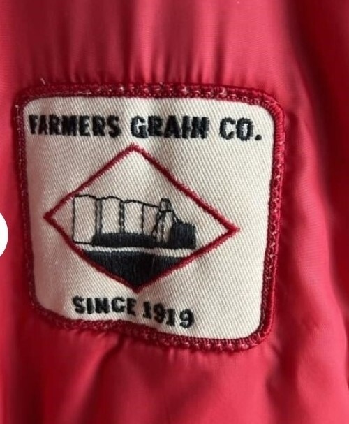 Vintage Farmers Grain Co. Seeds Jacket XXL Red Farm King Coat Indiana 1963 gallery