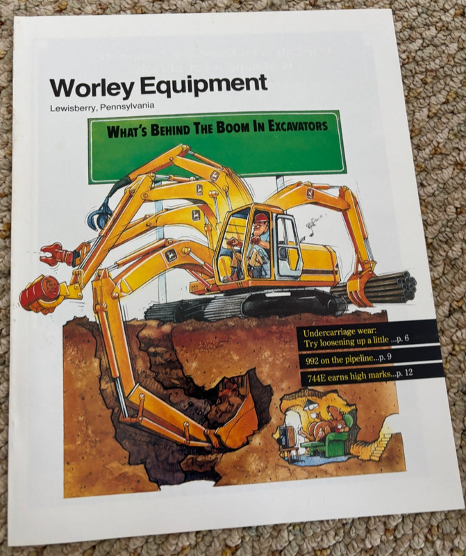 John Deere Industrial Equipment Magazine Worley For May 1992 Brochure CWPA26