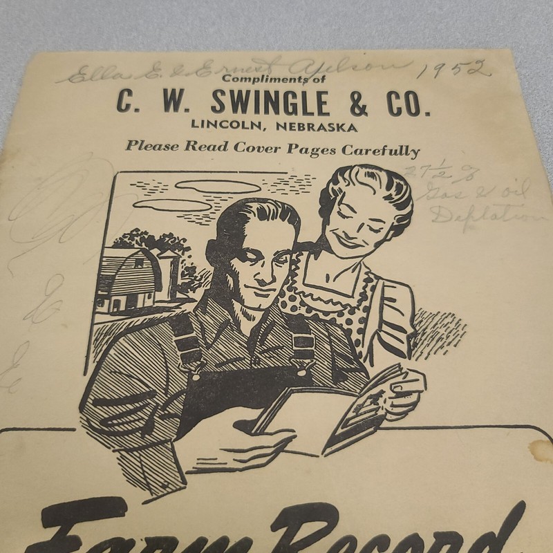 Vtg 1940s Lincoln Nebraska RENDERING CO FARM RECORD BOOKS Advertising Lot 3 gallery