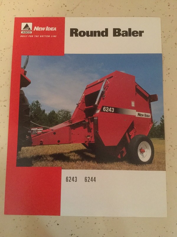 AGCO NEW IDEA FARM EQUIPMENT ROUND BALERS SINGLE SHEET Sales Brochure