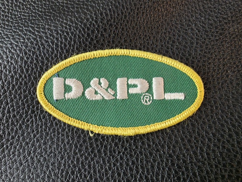 Vintage Delta & Pine Land D&PL Embroidered Sew-On Logo Agriculture Hat Patch