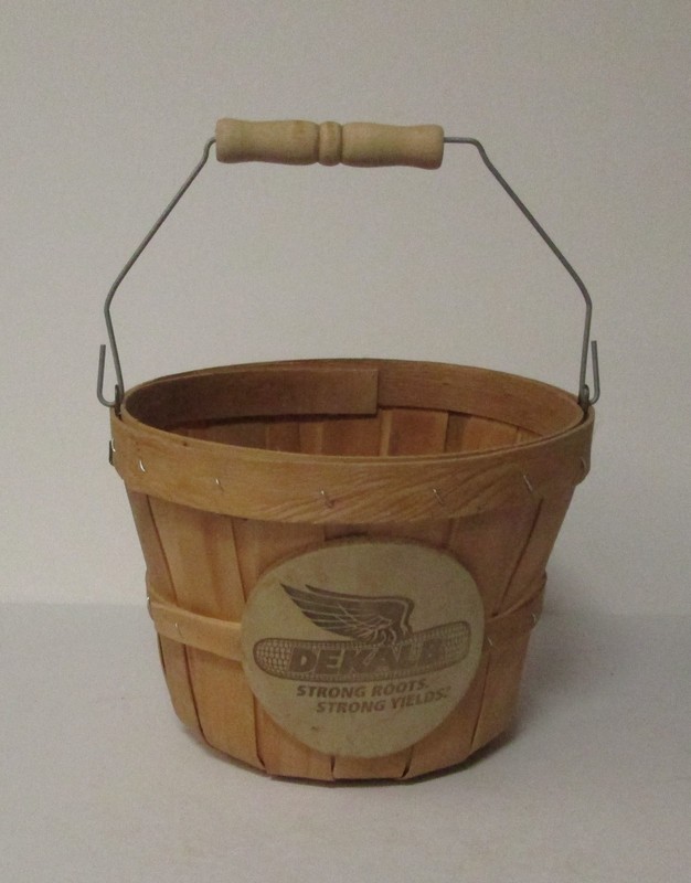 DeKalb Seed Corn miniature bushel basket dealer farmer premium promo gift