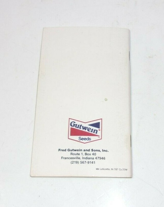 Farmers Pocket Memo Advertising Gutwein Seed Agriculture Vintage Book Farm gallery