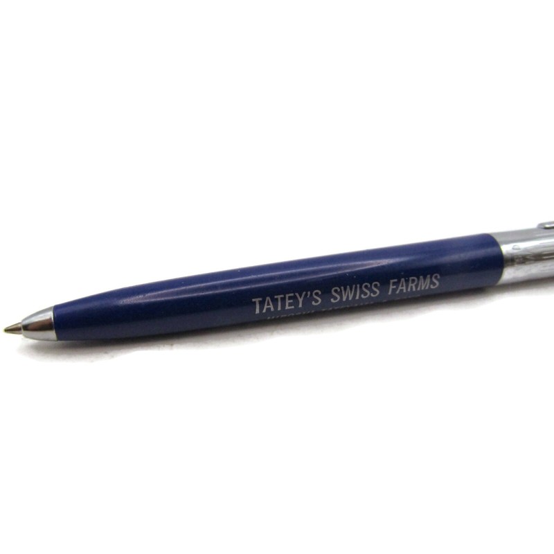 Vintage Hiroshi Tateyama & Sons Advertising Pen Swiss Cattle Breeder Colorado