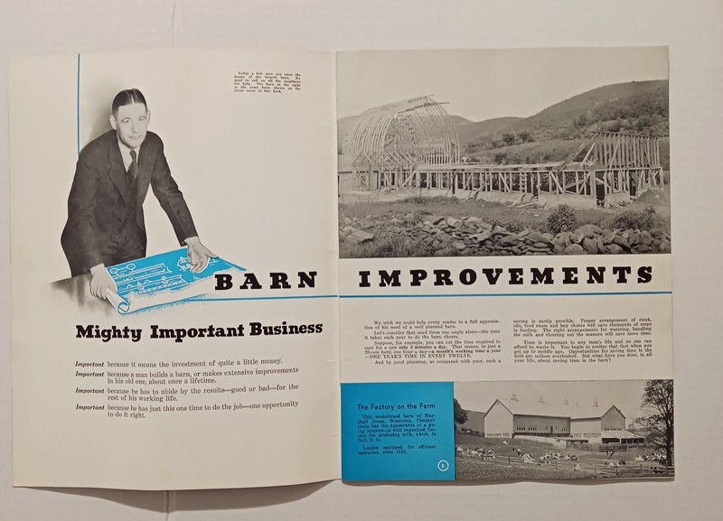 Vintage Advertising Farm Louden Barn Book Fairfield Iowa MCM gallery