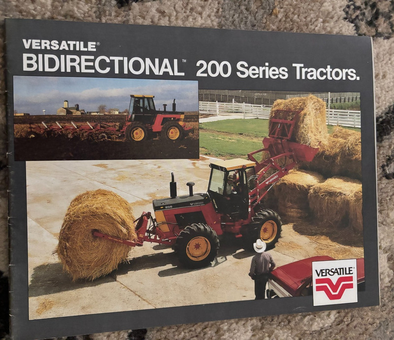 Versatile 256 276 Bidirectional Tractors Brochure AMIL26