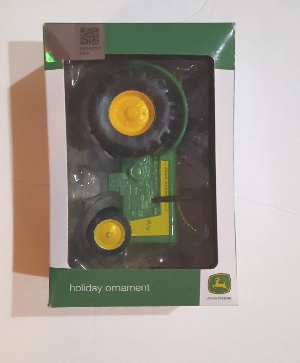Kurt S. Adler – John Deere Tractor Holiday Ornament New