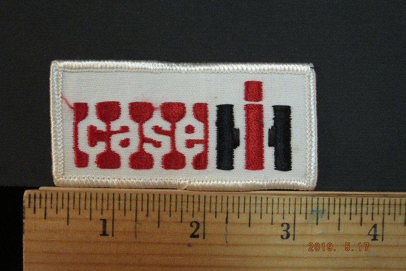 Vintage CASE IH INTERNATIONAL HARVESTER Tractor Embroidered Sew-on patch 3″