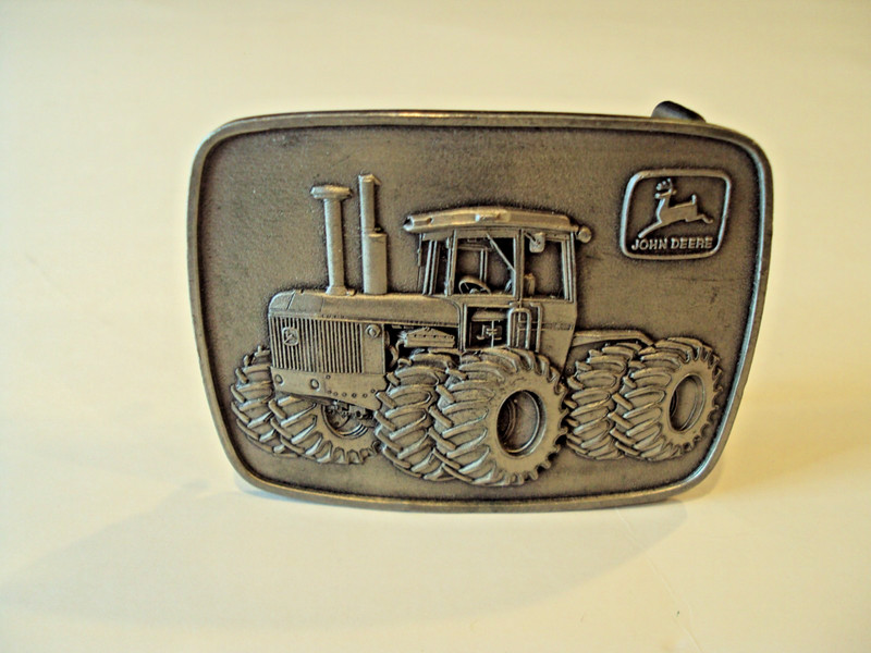 Vintage 1975 JOHN DEERE 50 Year Old Belt Buckle 40 Series 4WD Tractors