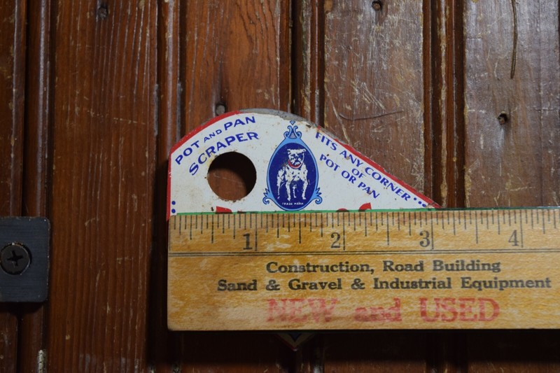 BULL DOG FLY TIN LITHO POT SCRAPER PROMO SIGN DEALER CIRCA 1930s INSECT POWDER gallery