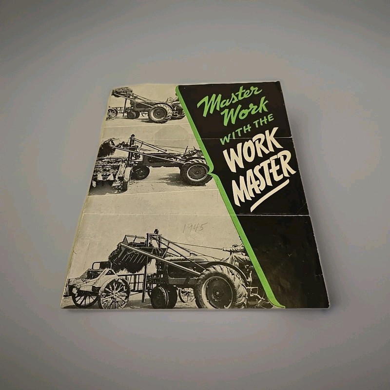 Vintage Allis Chalmers Work Master Advertising Sales Brochure Indianola Iowa