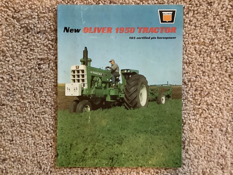 OLIVER NEW 1950 TRACTOR SALES BROCHURE 16 PAGES 1964