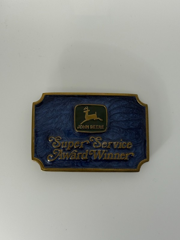 John Deere Super Service Award Winner belt buckle third edition /750 Send Offers