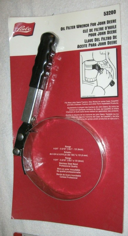 NEW LISLE OIL FILTER WRENCH FOR YOUR CASE INTERNATIONAL TRACTORS COMBINES 53200 gallery
