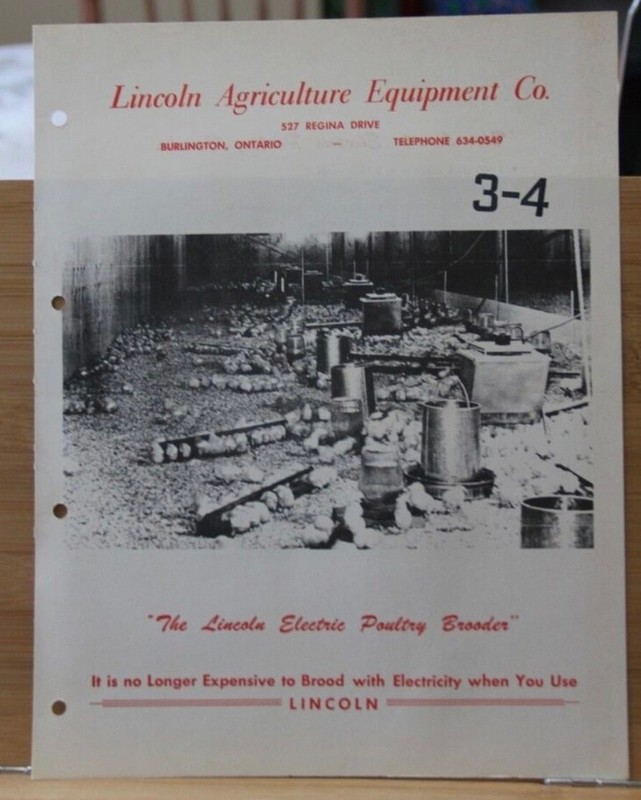 RARE Dealer Brochure Lincoln Agriculture Equipment Company Burlington Ontario