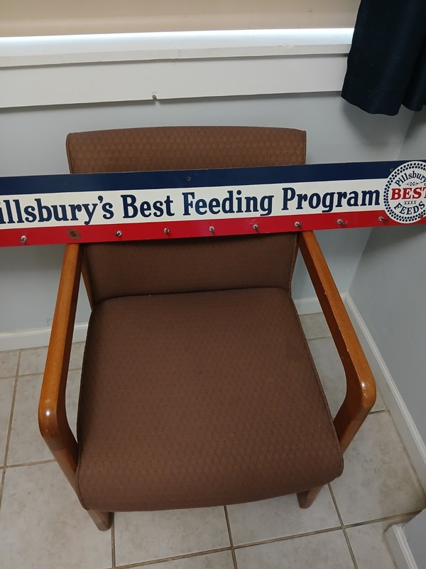 Pillsbury Best Feeding Program Hang Tag Sign EUC FS gallery