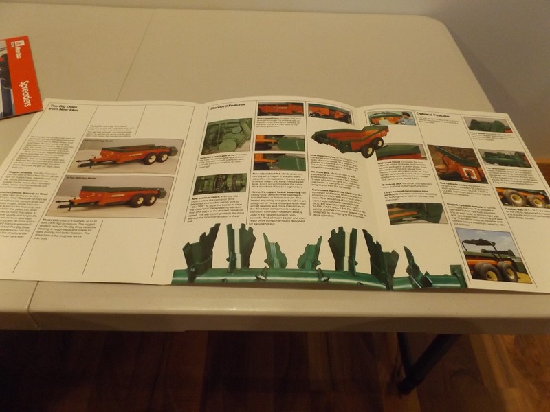 NEW IDEA MANURE SPREADERS 244, 245, LIT. # 7915-62 gallery
