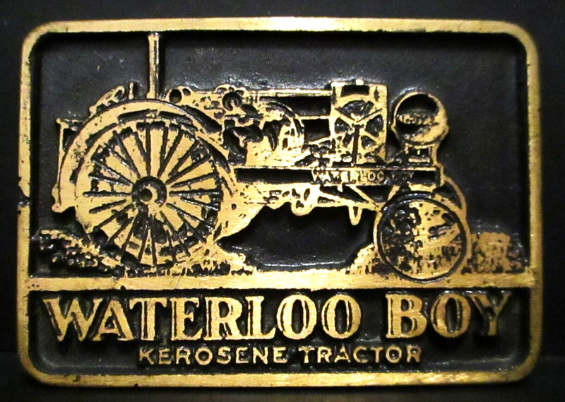 John Deere Two Cylinder Waterloo Boy N Steel Wheel Tractor Belt Buckle jd