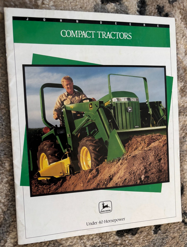 John Deere 670 755 770 855 955 970 1070 Tractor For 1982 Brochure AMIL26