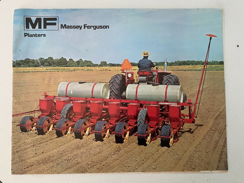Massey-Ferguson MF 37 39 41 468 Planter + Tool Carrier Color Brochure 16 pg. ’73