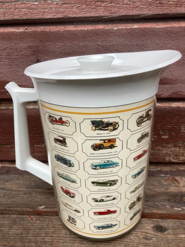 VTG FORD THROUGH THE YEARS DEALER PROMO THERMO SERV PITCHER