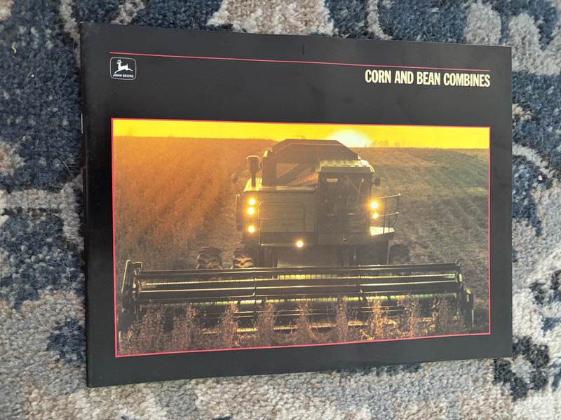John Deere 4425 6620 7720 7720 8820 Combine For 1988 Brochure DCPA26
