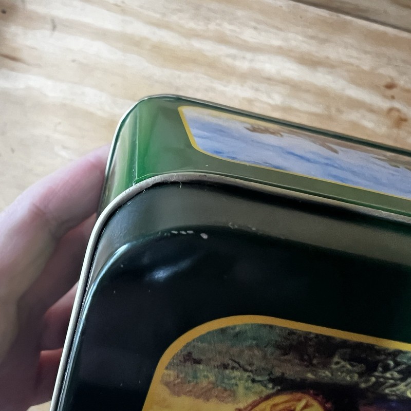 New Vintage 1996 John Deere Tractor Metal Storage Tin Box Model D Rectangular gallery