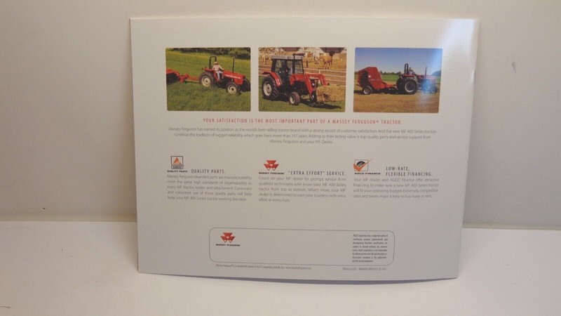 Massey Ferguson 400 Series Tractor Sales Brochure - 20 pages gallery