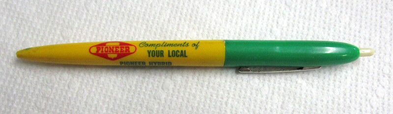 Vintage Ritepoint PIONEER SEED Company Advertising Pen – COON RAPIDS IOWA