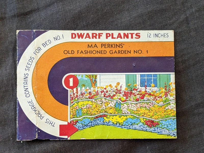 1940 vintage seed packet **empty**