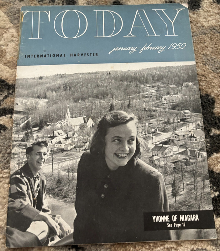 International Harvester Today Employee Magazine For Jan-Feb 1950 Brochure FCCA25
