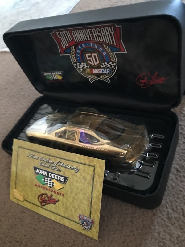 John Deere Motorsports #97 Chad Little 50th Anniversary 24 Karat Limited Ed