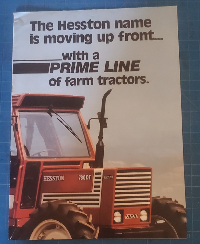 Hesston Vintage 1980 Advertising Brochure 8 Pages