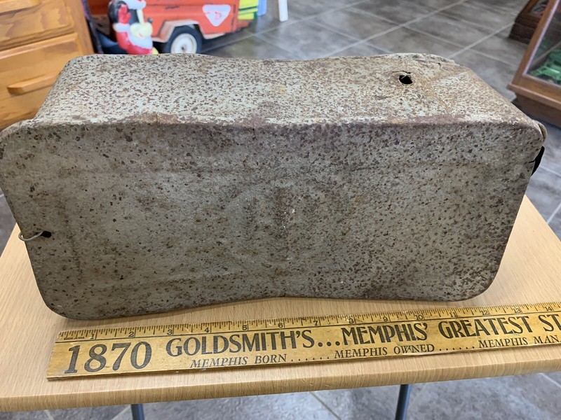 IHC International Farmall IH Tool Box Farm Equipment Tractor Old Vintage Metal