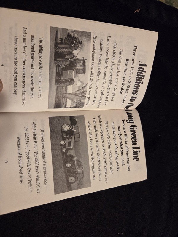 1992 John Deere 125th Annual Pocket Ledger Notebook 4760 8760 Tractor gallery