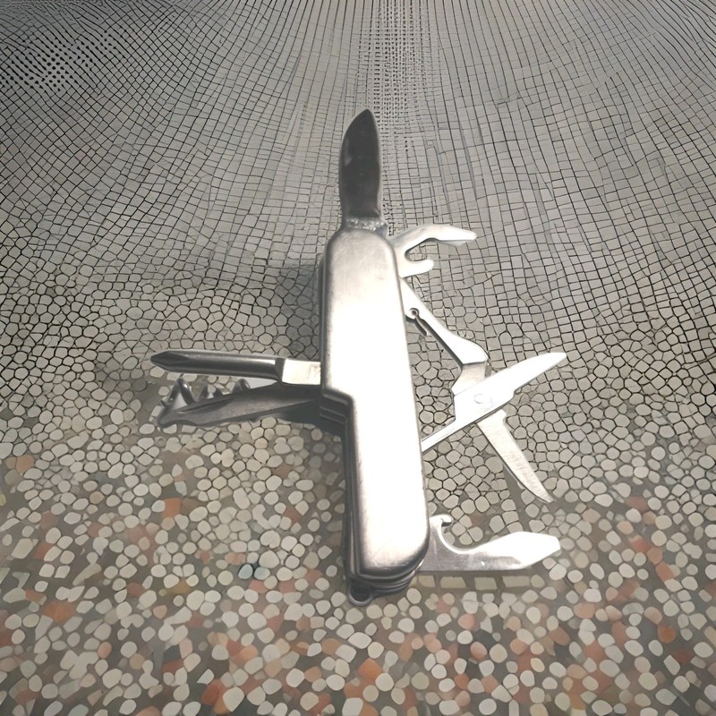 Fine Hotels Corp. 7 WAY POCKET FOLDING KNIFE MULTI TOOL STAINLESS Steel #32 gallery