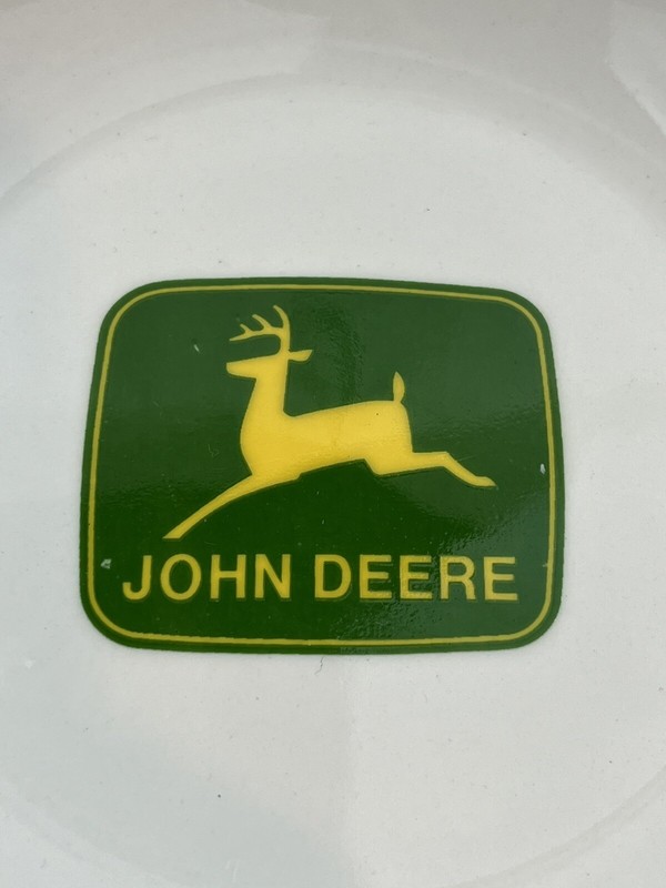 Set of (2) Gibson John Deere Tractor Logo 9" Soup / Salad Bowls gallery