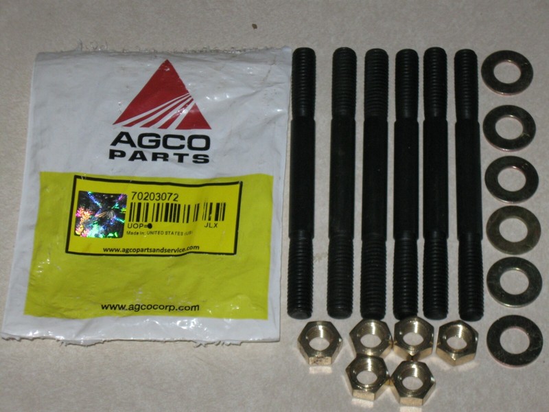 OEM Allis Chalmers Tractor D17 WD45 WD WC WF Manifold Stud Kit Set 70203072