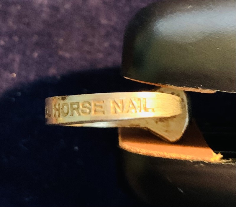Antique Advertising Capewell Horse Nail Co. Ring 6 gallery