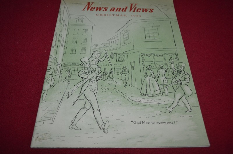 Caterpillar News & Views Employee Magazine Christ 1954 Dealer’s Brochure AMIL15