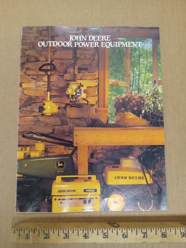 John Deere Outdoor Power Equipment Brochure from 1987