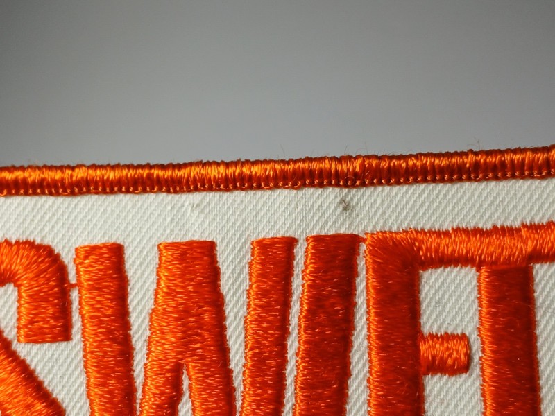 1970s Vtg Swift Fertilizer Swift Patch Iron-On Sew-On Taylor Swift Orange Album gallery