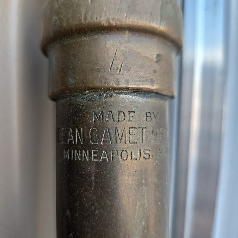 Vintage Dean Gamet MFG Company Brass Grain & Seed Probe 12 Slot 71” Tall gallery