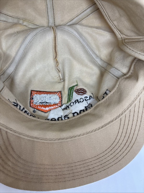 Vintage Asgrow O’s Gold Farming Seed Trappers Fitted Dead stock, Tag Hat Cap gallery