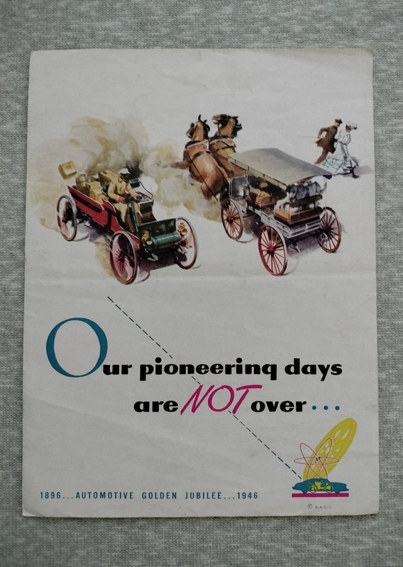 VINTAGE INTERNATIONAL HARVESTER AUTOMOTIVE GOLDEN JUBILEE 1896 1946 BROCHURE IH