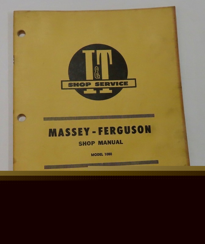 Massey-Ferguson 1080 I&T Tractor Manual