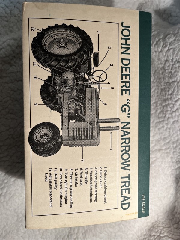 John Deere Model G Box Only by Ertl 1/16