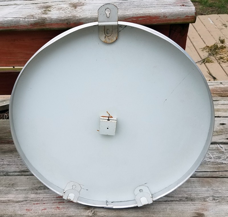 Vtg Swine Aid Triple F Feeds Jumbo Dial 18" Thermometer Farm Ag Advertising Sign gallery