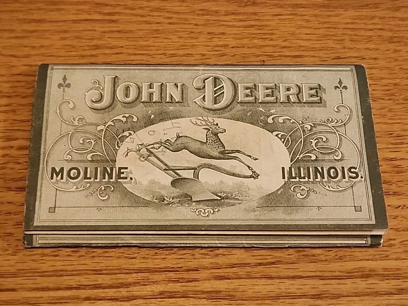 Vintage 1903 John Deere Moline Illinois Farmers Pocket Companion Pontiac IL
