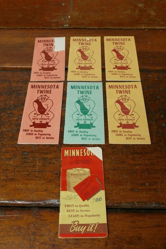 Lot of 7 Vintage Minnesota State Prison Industries Minnesota Twin Notebooks